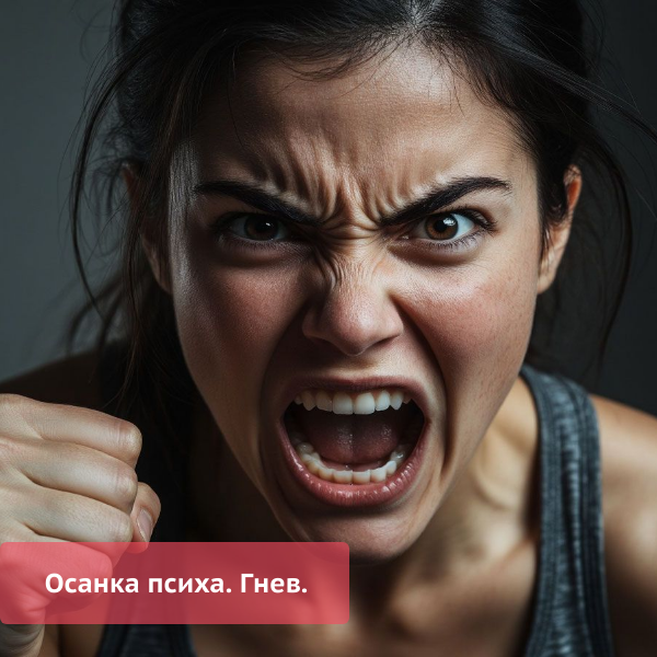 Осанка психа. Гнев.